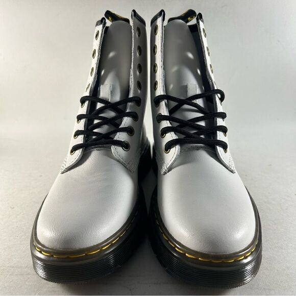 Dr. Martens Zavala Women’s Leather Lace Up Ankle Boots White Size 7 - Picture 2 of 8